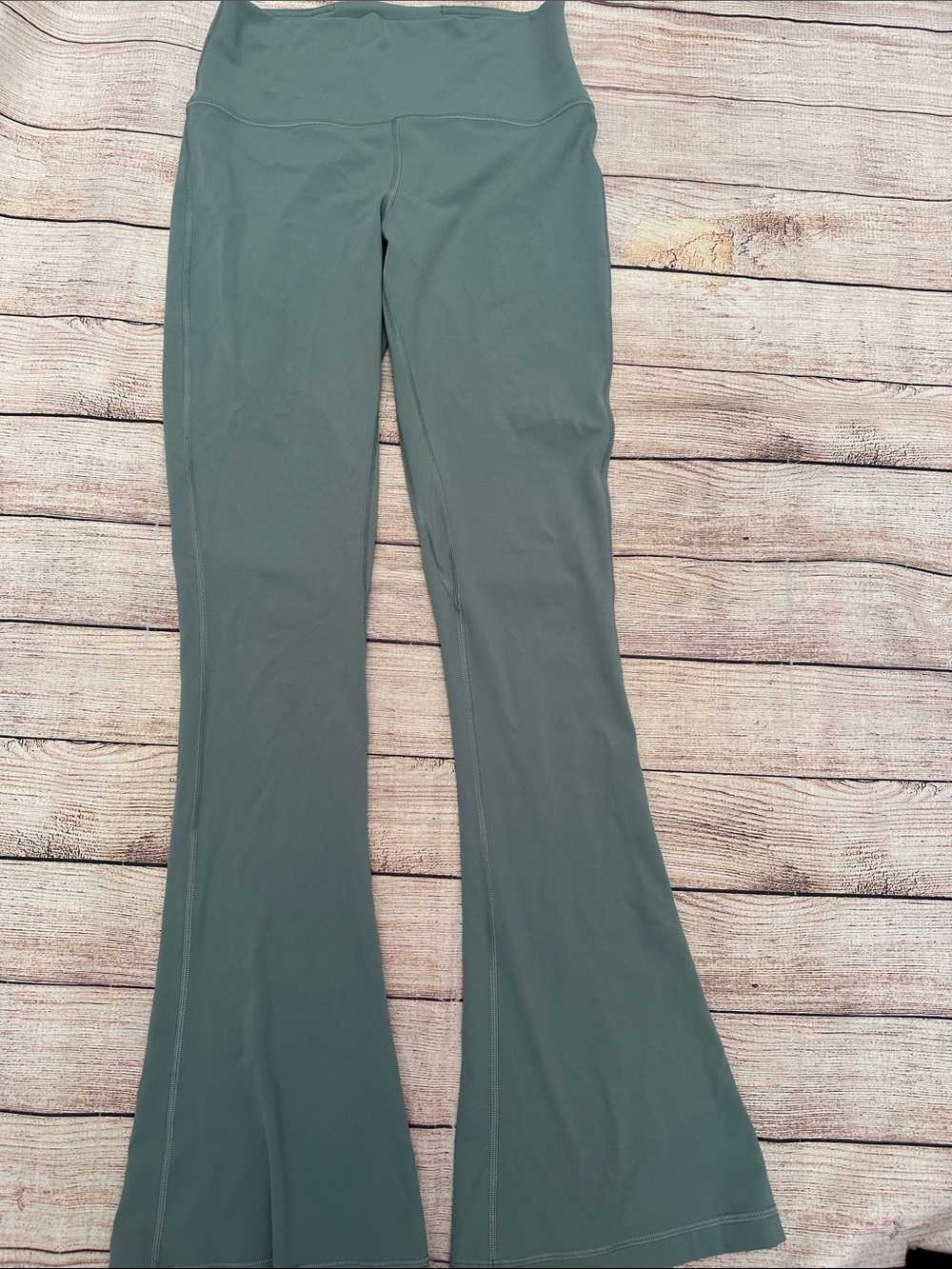 Lululemon athletica Align High-Waist Mini Flare Legging in Sage Green Size 8